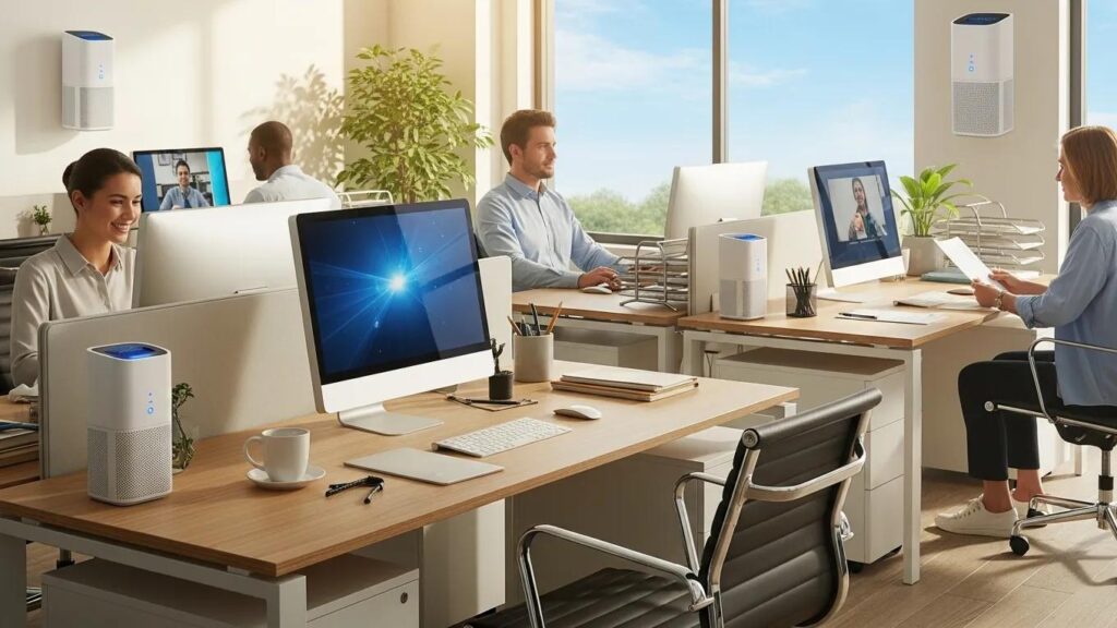 Clean office environment showcasing the health benefits of deep cleaning